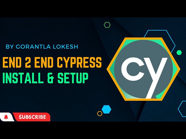 Part 2: Cypress E2E UI Automation Testing | Install And Setup in Windows