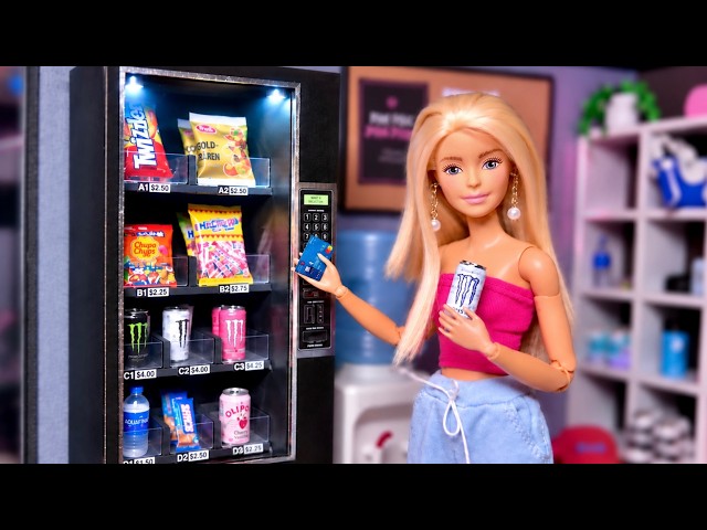 I Built a Barbie Vending Machine That REALLY Works!