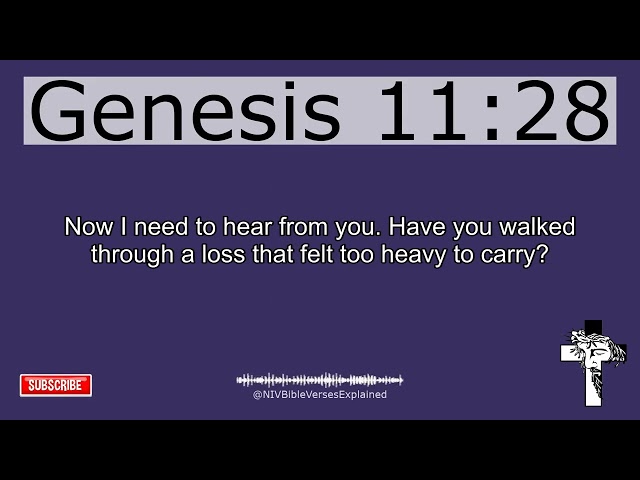 Genesis 11 28 Explained