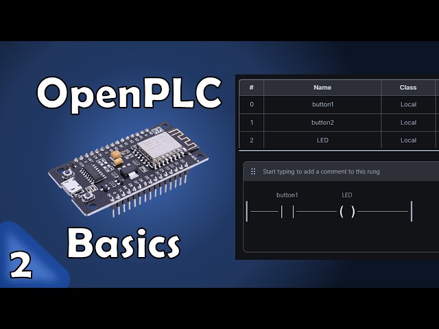 OpenPLC Basics + ESP32 — IEC 61131-3 PLC programming