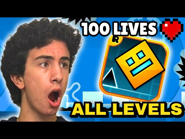 100 Lives Challenge In Geometry Dash!
