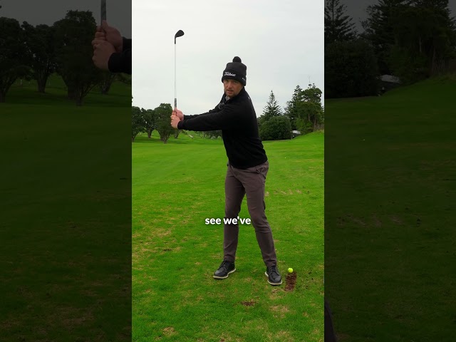 Add in some thumbs up to create a better wrist hinge in the golf swing!