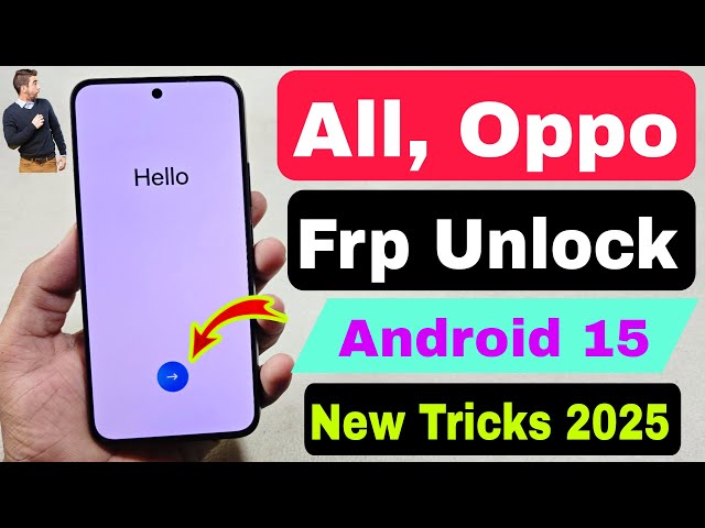 All Oppo Frp Bypass Android 15 New Solution 2025 ? Gmail Id Login Fix | Oppo Frp Unlock Without Pc