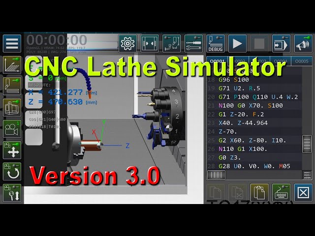 CNC Lathe Machine Simulator 3.0