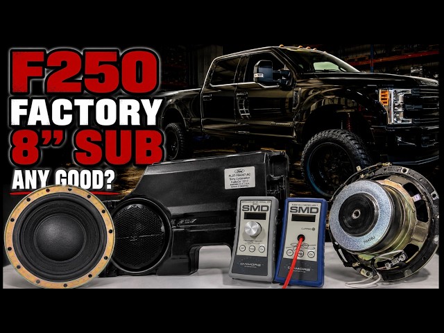 Testing the Factory Ford F250 8" Sub to see if it is actually good - Tested, Dissected and sent!