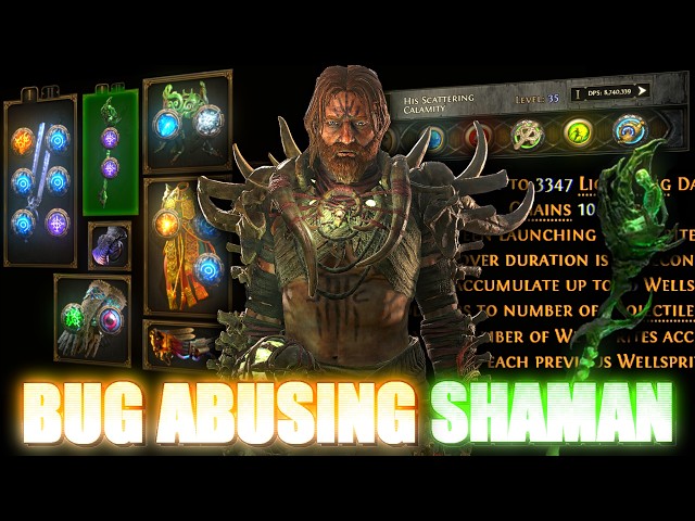 SCATTERING CALAMITY SHAMAN BUILD SHOWCASE (POE2)