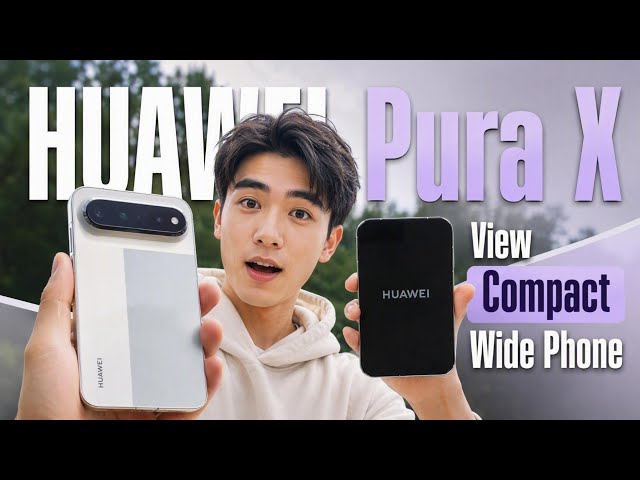 HUAWEI Pura X View UNBOXING 🔥 The Compact Wide Phone That Changes Everything!