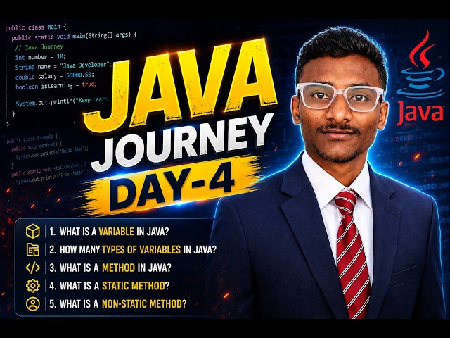 Java Tutorial for Beginners | Day 4 | Operators, User Input, and Type Casting