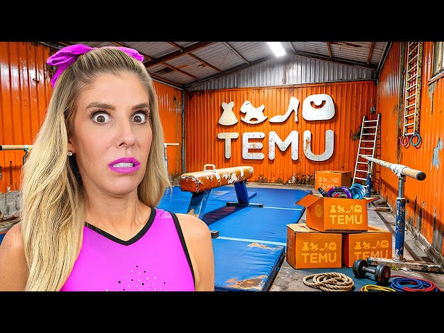 I Bought a REAL Gymnastics Gym off Temu