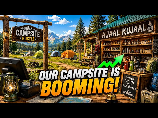 🔴From Empty Land To Camping Paradise🔥 EP:5 | Campsite Hustle!