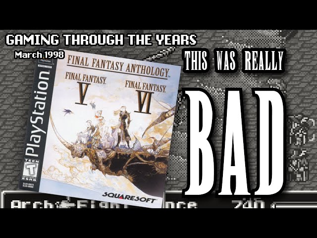 The WORST Version of Final Fantasy V | PS1 Retrospective Review | Gaming Through the Years