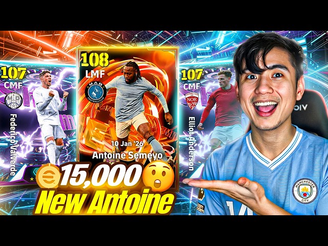 15,000 Coins New Semeyo + Valverde Standout Midfielders Season Best pack opening in efootball 26