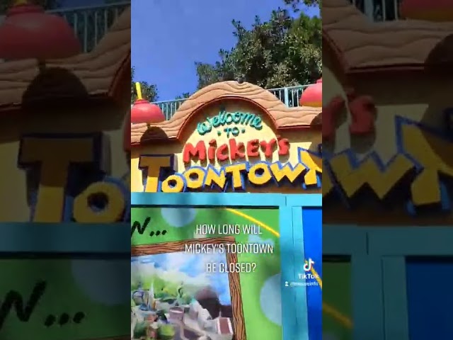 Mickey's Toontown returns early 2023 #Disneyland #MickeysToontown  #MickeyAndMinniesRunawayRailway