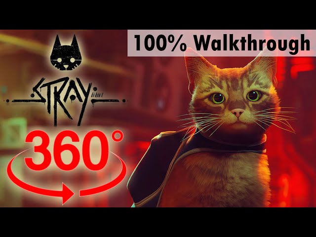 Stray | 360° VR, FULL GAME - Walkthrough, Gameplay, No Commentary, 4K