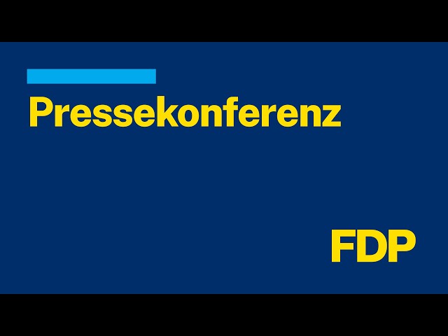 Wolfgang Kubicki, Christoph Meyer, Jakob Schirmer, and Jessica Mendle: Press Conference on 09/21/...