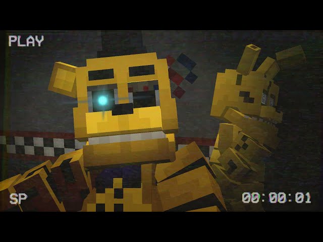 I am a FNAF animatronic in Minecraft