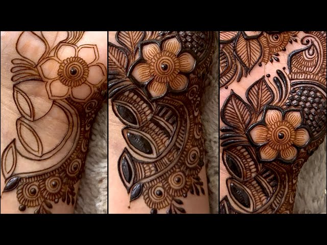 Teej Special Floral Mehndi Design | Teej Ki Sundar Mehndi Design | Front Hand Mehndi Design 2026