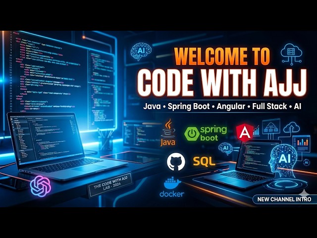 Welcome to Code With Ajj 🚀 | Learn Java, Spring Boot, Angular, Full Stack & AI Development