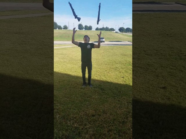 NJROTC TRICK IN ARMED