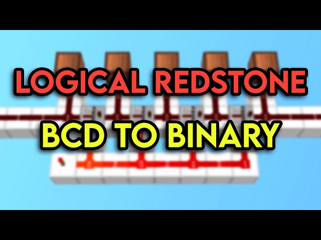 BCD to Binary | Logical Redstone #11