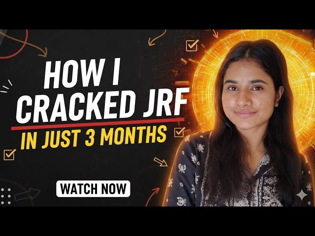 How I Qualifed UGC NET JRF exam in just 3 months | FULL PREPARATION STRATEGY 2026
