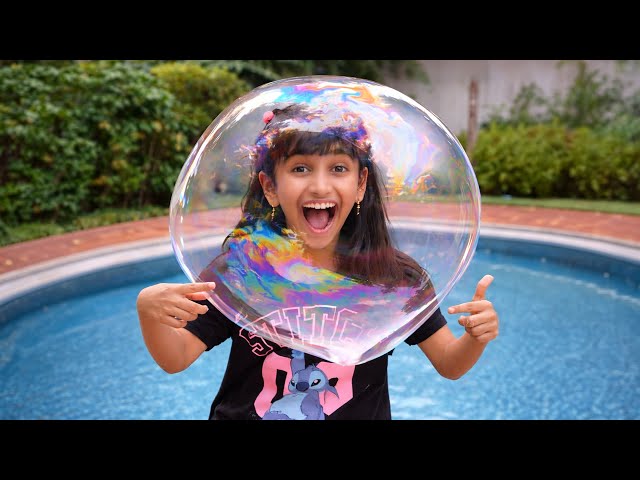 How to Make Big Bubbles at Home 🫧😱 | Easy DIY at Home @V5family_vlogs