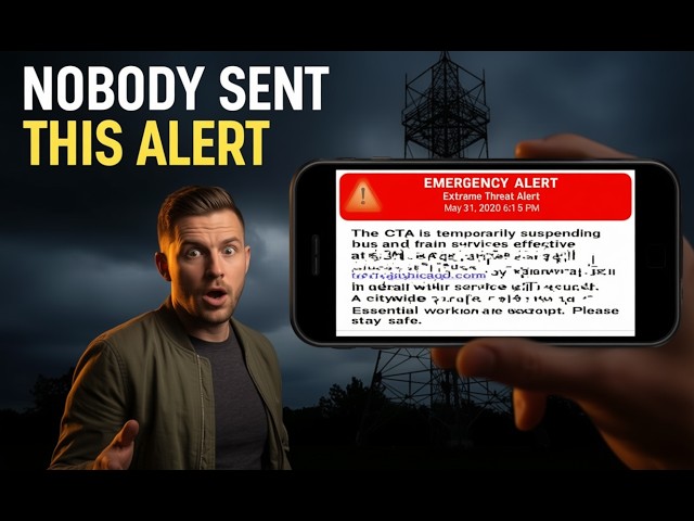 The Emergency Alert Nobody Actually Sent You