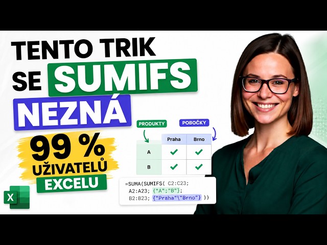 Tento trik se SUMIFS nezná 99 % lidí | Excelové triky