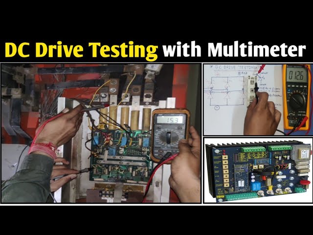 How to Check DC Drive!DC Drive Testing with Multimeter!VFD Testing