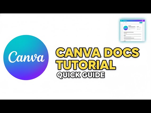 How to Use Canva Docs (2025)