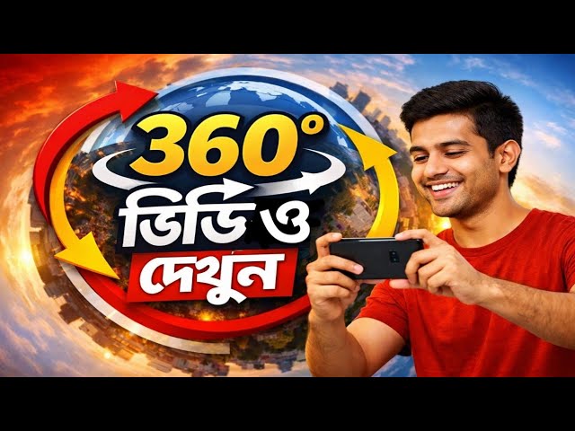 360 ডিগ্রী ভিডিও কিভাবে দেখবেন মোবাইল ও কম্পিউটারে | 360° Video Watch Full Guide