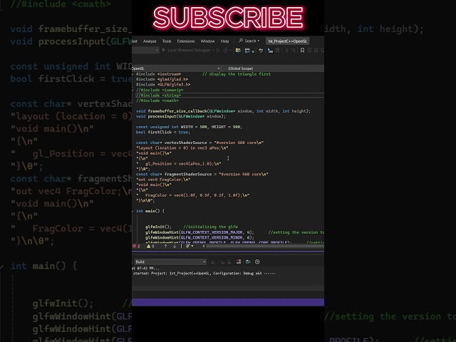 Trying to make The Window Full Screen Part 6 #coding #3d #programming #3dgames #python #developer