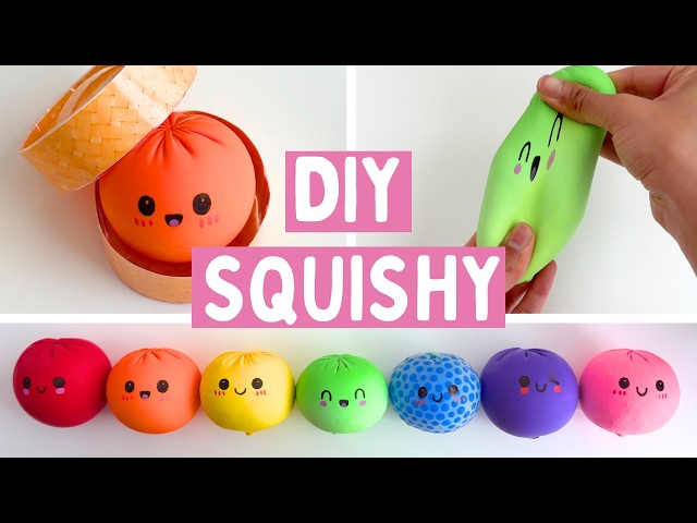 I Made Rainbow Viral TikTok Dumpling Squishy At Home!