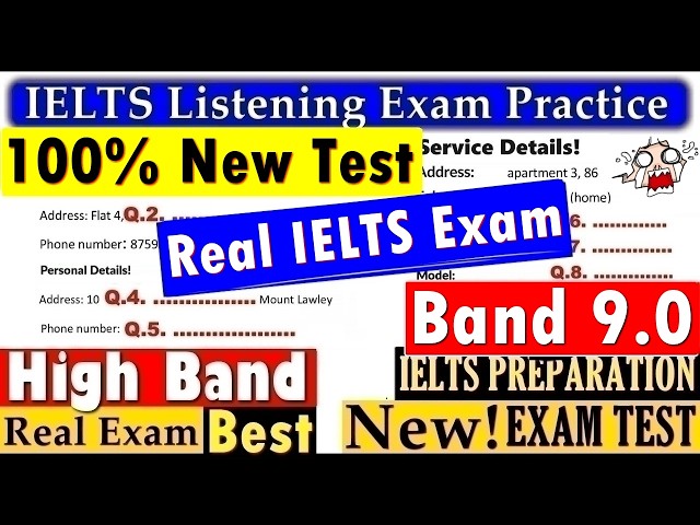 IELTS LISTENING PRACTICE TEST 2026 WITH ANSWERS | 29.07.2026