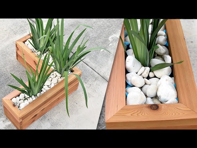 How to make an Outdoor planter ( with LED )