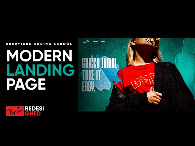 🚀 [GAMECHANGER ] Create Modern Landing Page with HTML CSS JS | Shery.js Launch 🌟