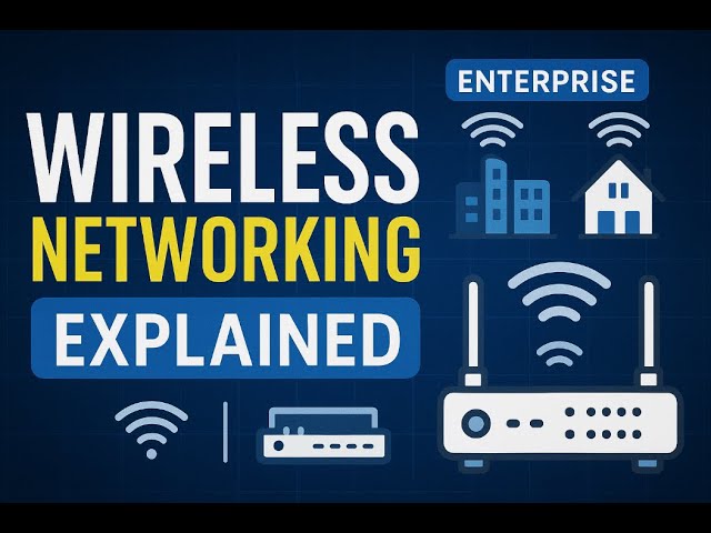 Wireless Networking Explained: Enterprise vs Home Wi-Fi, WLC, LWAP, & More