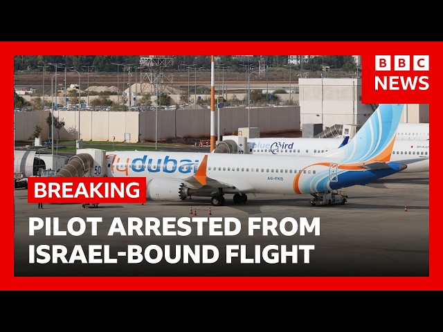 Netanyahu says pilot arrested after stabbing another pilot on Israel-bound plane | BBC News