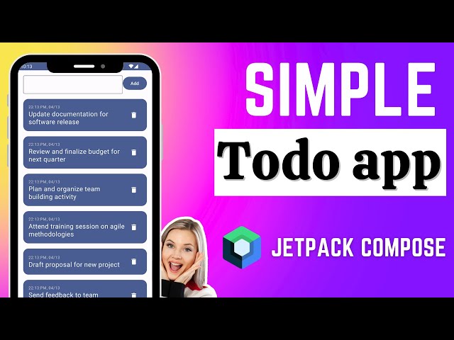 Simple Todo App  | Jetpack Compose 🚀 | Android Tutorial