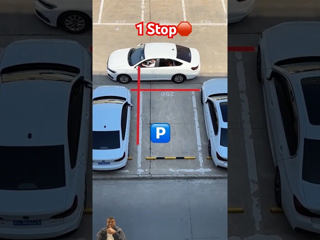 Reverse Parking | how to reverse park #reverseparking #cardriving #parking #parkingtips #shorts