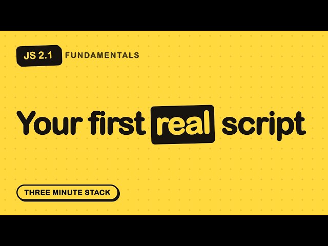 Where Does JavaScript Code Actually Go? | JS Fundamentals 2.1 · Three Minute Stack
