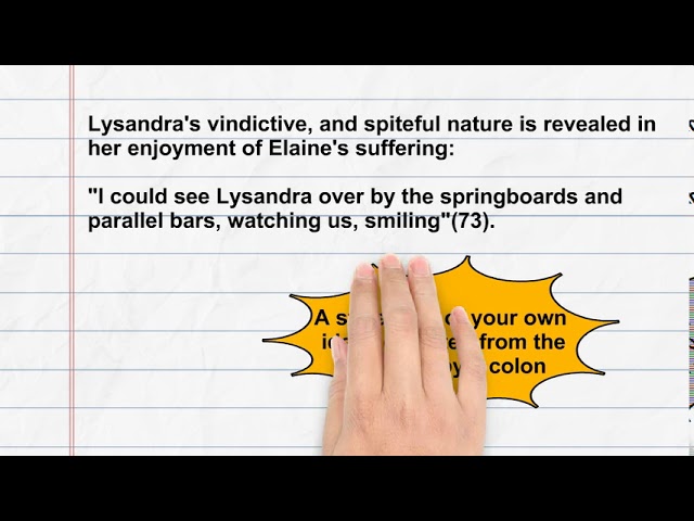 Using quotations in literary analysis