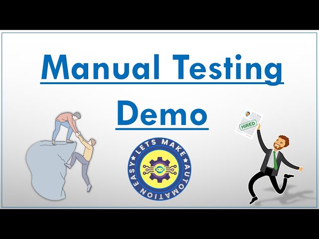 Manual Testing Online Batches (Expert in Manual Testing)