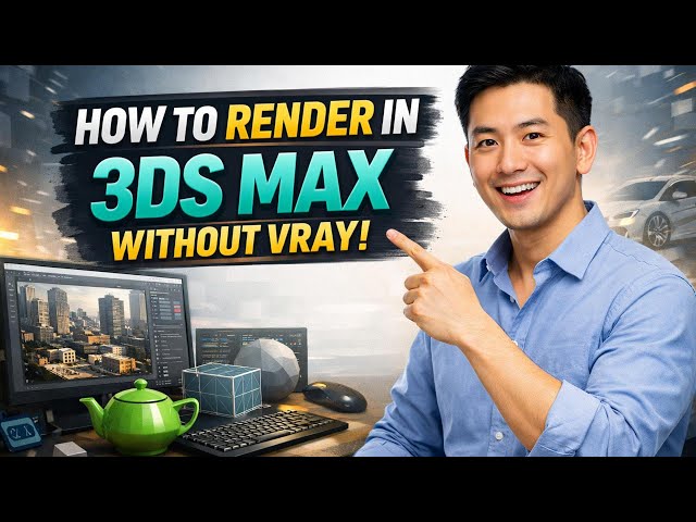 How to RENDER in 3ds Max WITHOUT Vray (Step by Step)