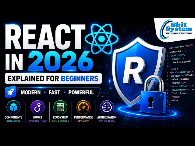 ⚛️ React 2026 Explained | Components, Hooks, Virtual DOM & AI-Assisted Development