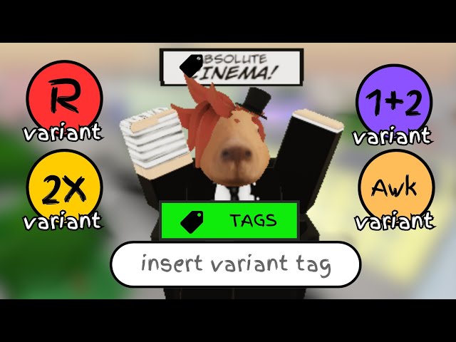 *VARIANT TAG* How to make SPECIAL VARIATIONS, USE TWICE and COMBINED MOVES variation