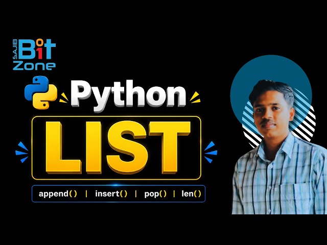 #19 Python List Tutorial in Bangla for Beginners