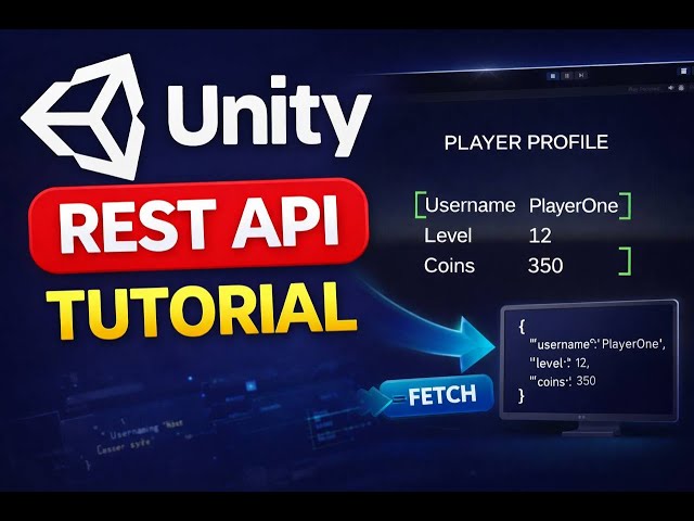 Unity REST API Tutorial - Load Player Profile with HttpClient