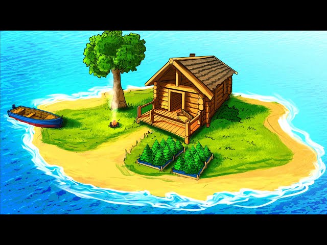 SOLO Survival on a Stranded ISLAND in Official Rust...