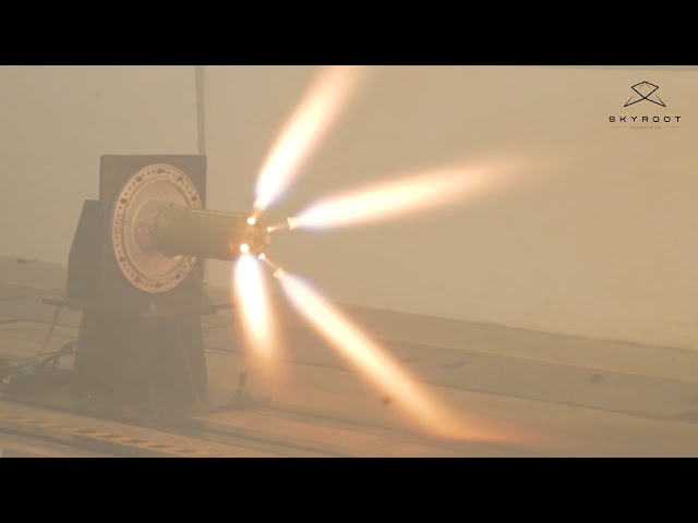Vikram-I Stage 2 Igniter Static Test Fire | Skyroot Aerospace